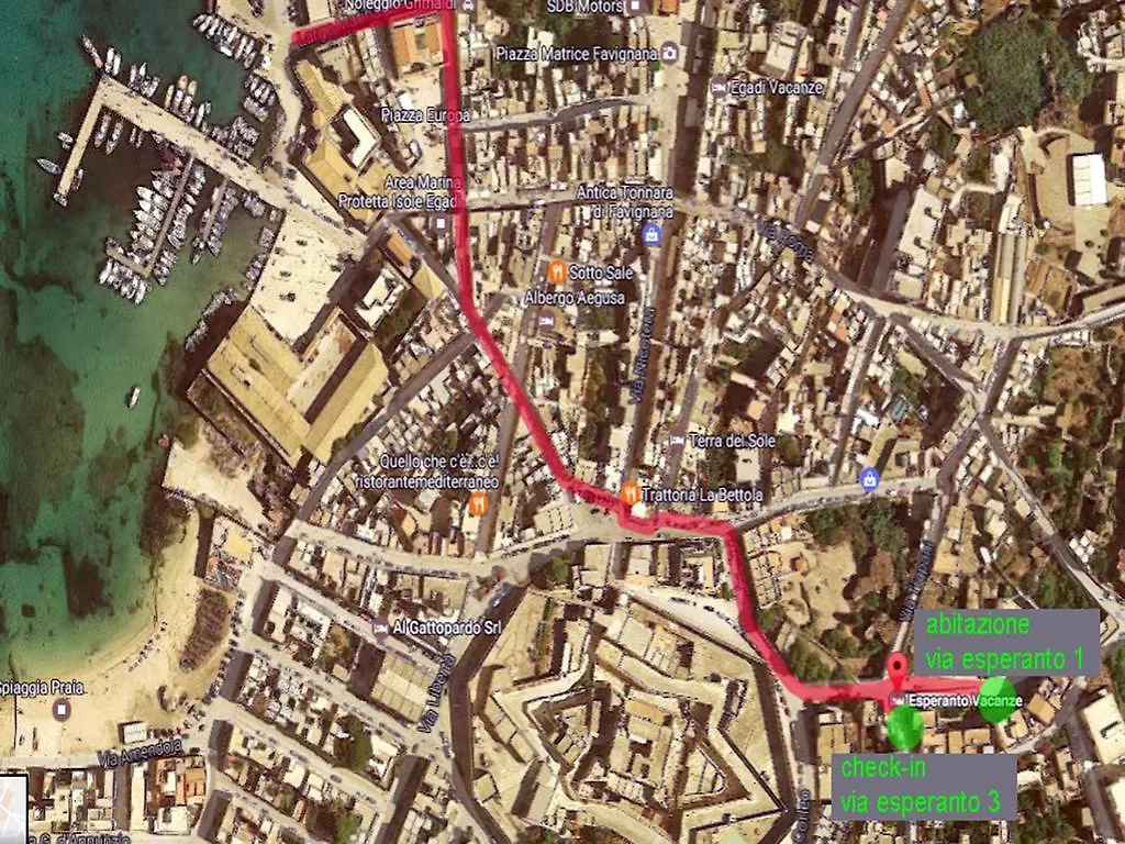Vila Esperanto Vacanze Favignana Prázdninový dům